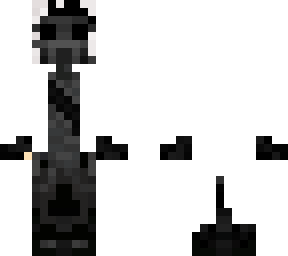gas mask in white trench coat