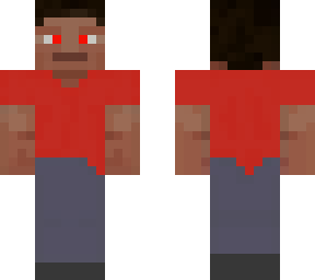 neon red buff steve