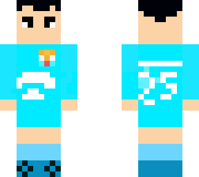 number 25 football player blue