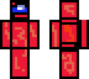 red creapy amogus