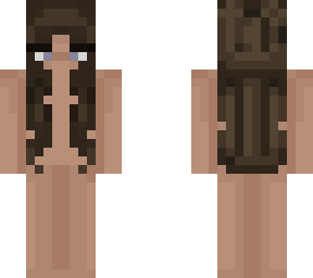 skin base w/ dark brown hair
