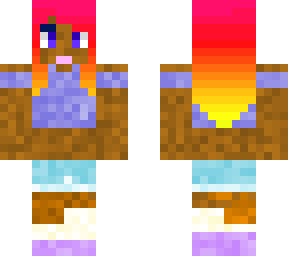 sunset hair girl
