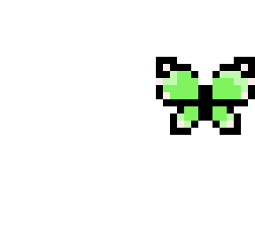 // green butterfly //