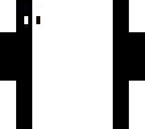 black and white split skin