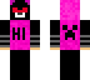 black bear with pink shade