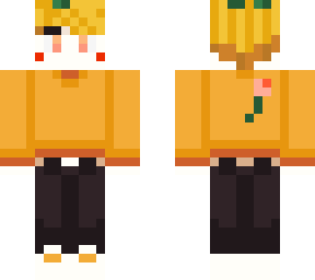 blonde person orange fixed