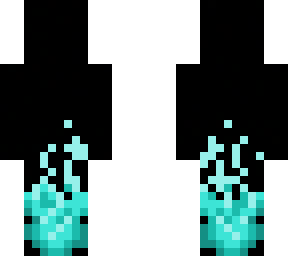 blue flames