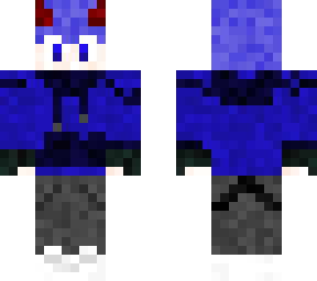 blue man