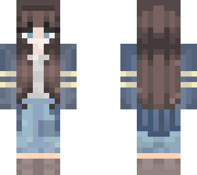 brown hair blue eye girl