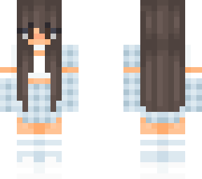 girl with plaid skirt