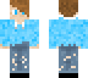 guy with a blue sweatshirt