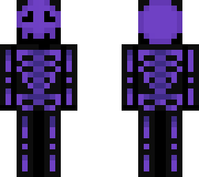 purple skeleton