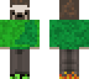 sloth with sweater