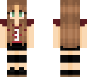 . dirty blonde volleyball girl with knee pads