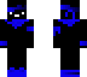 blue tryhard with headband with armband