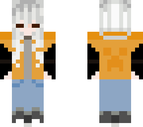 girl skin jayninjaplayz (white hair version)