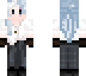 hot blue haired man