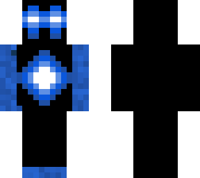 lightning blue man