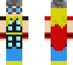me in a thor costume