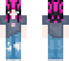 pink hair basic