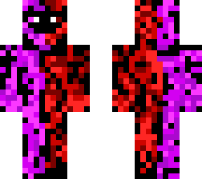 purple and red glitch