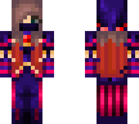skin base 1 witch with mask