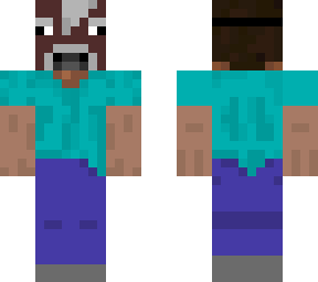 steve with cow mask