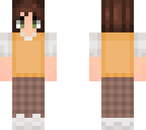yellow sweater vest