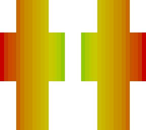 2d rainbow skin red to green