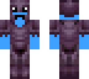 fake wearing full netherite set