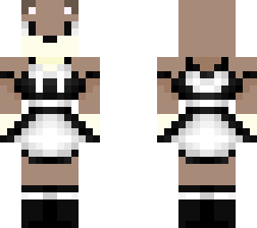 my avatar in a maid dress