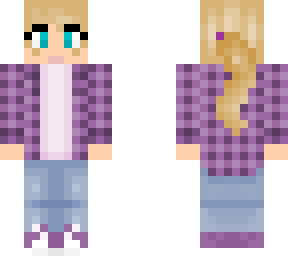 +~+ purple plaid girl +~+