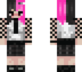 alt person with pink hair