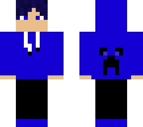 blue gamer boy