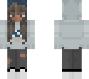 blue mushroom girl