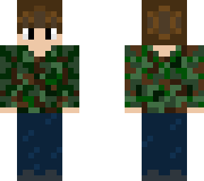 camo brown hair boy
