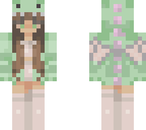 green dragon onesie girl with wings