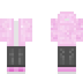 pastel  pink hoodie. (template)