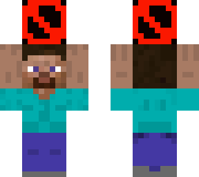 steve holding a barrier block