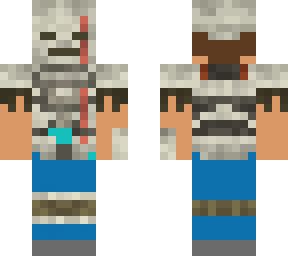 steve with grim armor 2 pack
