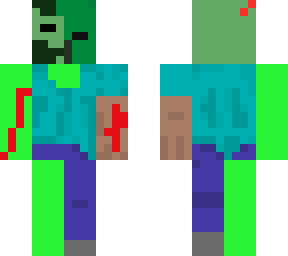zombie head steve
