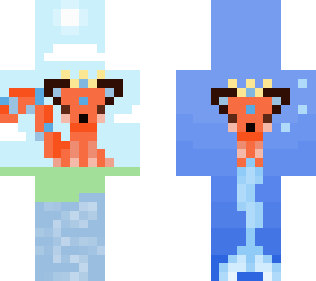 -isabella, the seaborn red panda|pixel art-