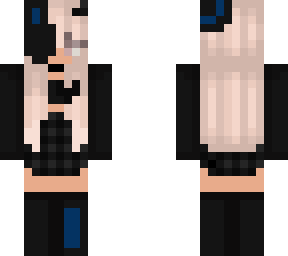 black and blue mask