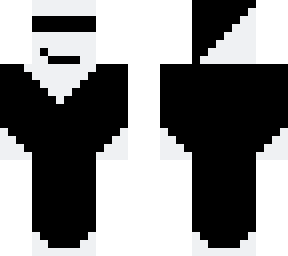 black and white