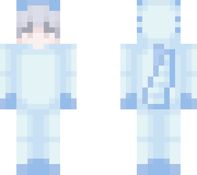 blue axolotl onesie