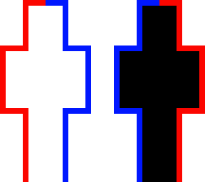 blue meets red