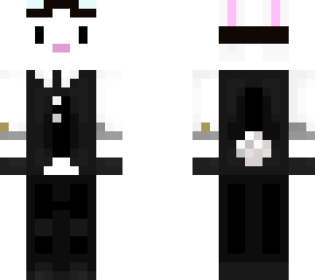 bun in a tux