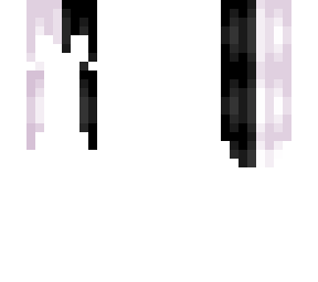 pale pink/white and black hairbase