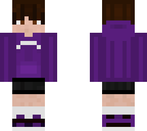 purple hoodie man with j1 court purples