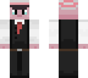 axolotl in a suit
